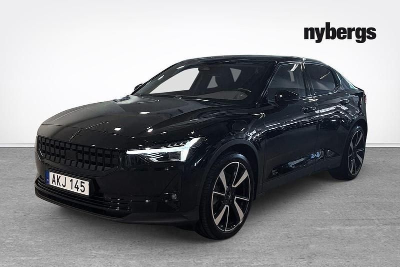 Svart Begagnad 2022 Polestar 2 Plus Sedan | 339 000 kr (Bra pris) - Bild 1/4
