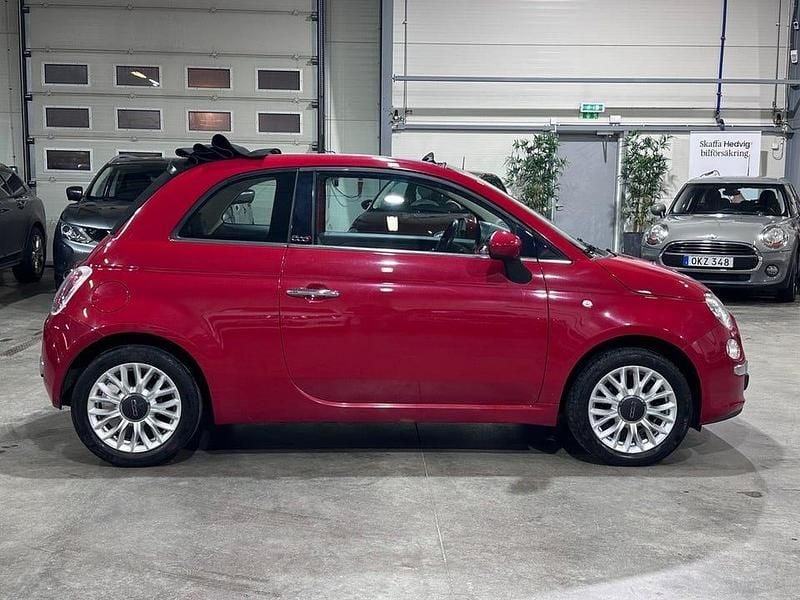 Begagnad Fiat 500C Lounge 69 HK (50 kW) 2015 Röd Cab