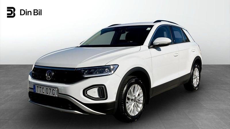 Vit Begagnad 2022 VW T-Roc Life SUV | 219 900 kr (Marknadspris) - Bild 1/4