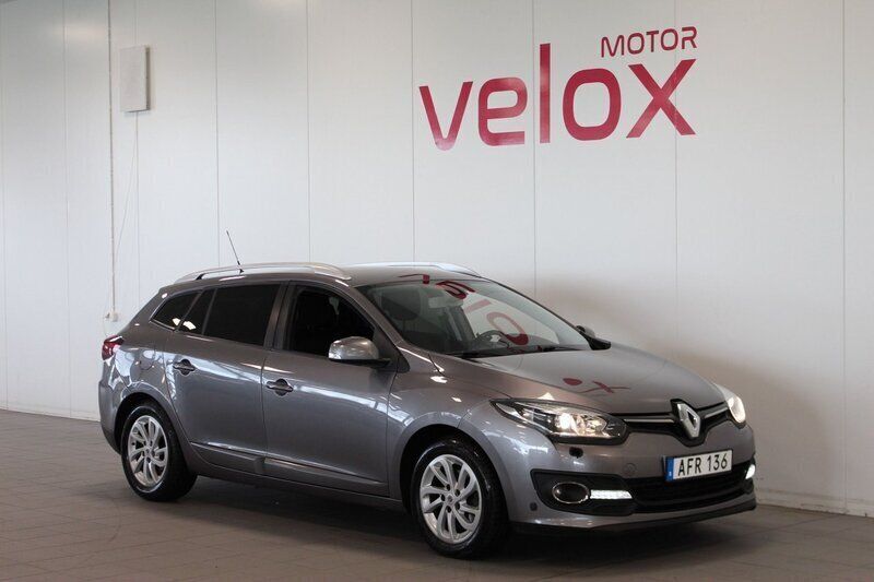 Grå Begagnad 2013 Renault Mégane GrandTour Kombi | 44 900 kr (Marknadspris) - Bild 1/4
