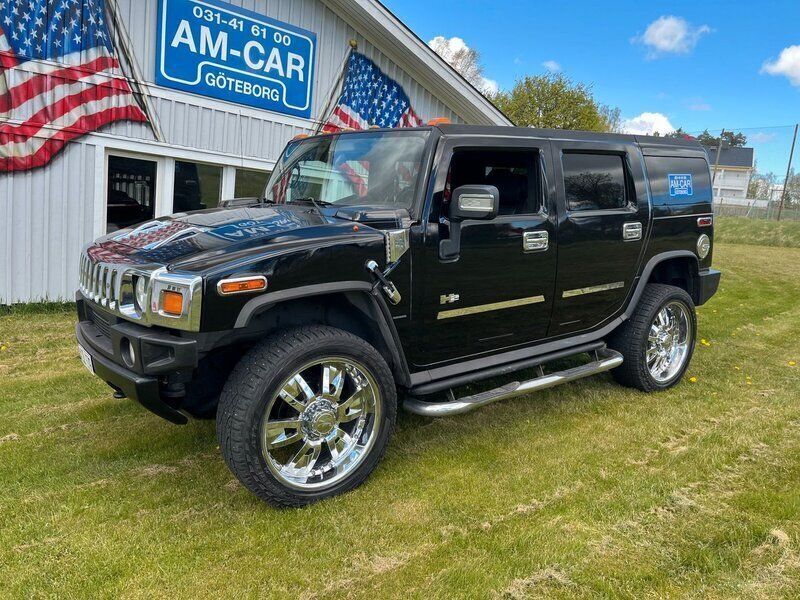 Svart Begagnad 2006 Hummer H2 SUV | 249 000 kr - Bild 1/4