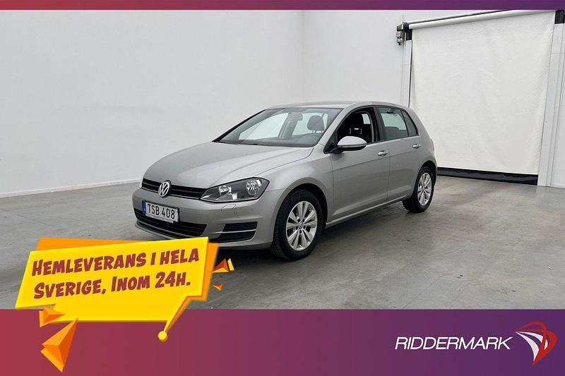 Silver Begagnad 2015 VW Golf VII Halvkombi | 129 800 kr (Marknadspris) - Bild 1/3