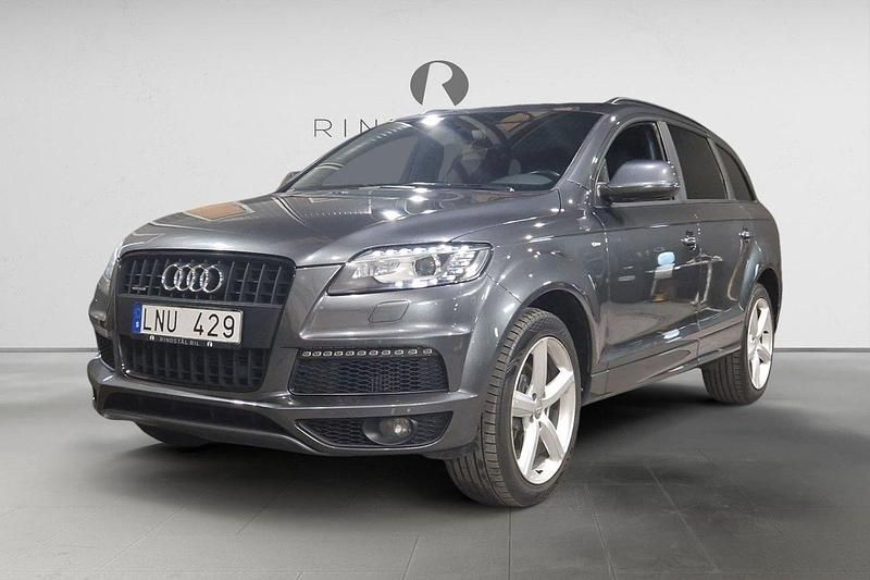 Grå Begagnad 2010 Audi Q7 S-Line SUV | 169 900 kr (Marknadspris) - Bild 1/3