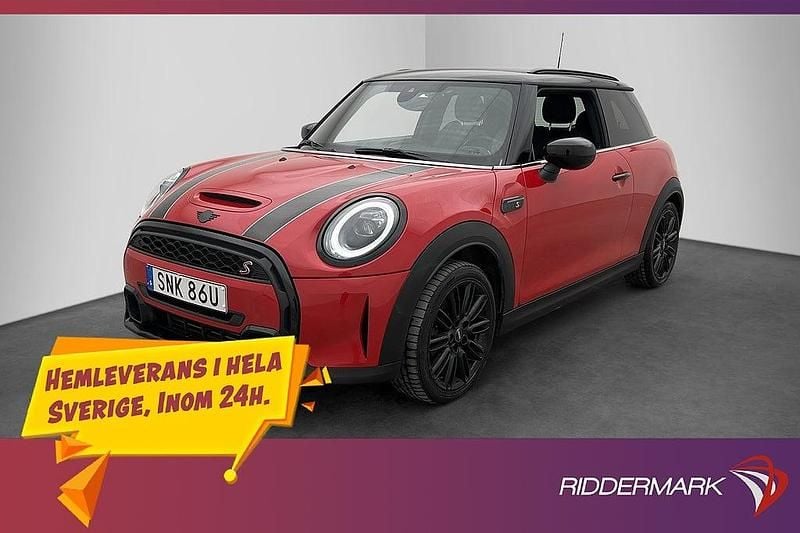 Röd Begagnad 2023 Mini Cooper S Halvkombi | 258 900 kr (Marknadspris) - Bild 1/3