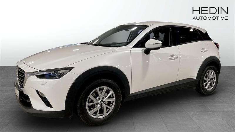 Vit Begagnad 2020 Mazda CX-3 SUV | 229 900 kr (Lite dyr) - Bild 1/4