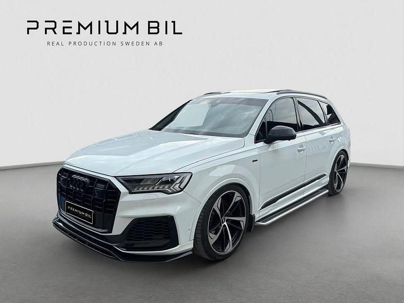 Vit Begagnad 2020 Audi Q7 Design SUV | 589 900 kr (Marknadspris) - Bild 1/4