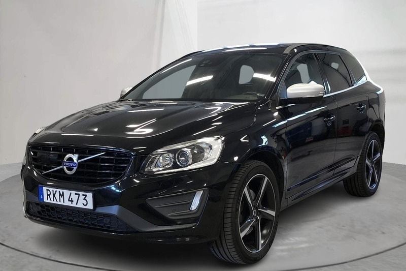 Svart Begagnad 2017 Volvo XC60 R-Design Pro SUV | 234 900 kr (Marknadspris) - Bild 1/4