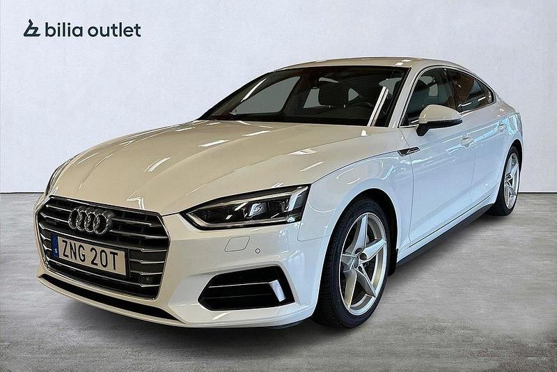 Vit Begagnad 2019 Audi A5 Sportback Proline Halvkombi | 264 900 kr (Bra pris) - Bild 1/3