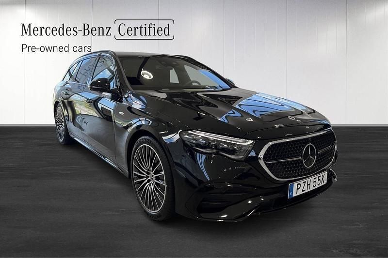 Begagnad Mercedes E300 AMG 313 HK (230 kW) 2025 Svart (black) Kombi