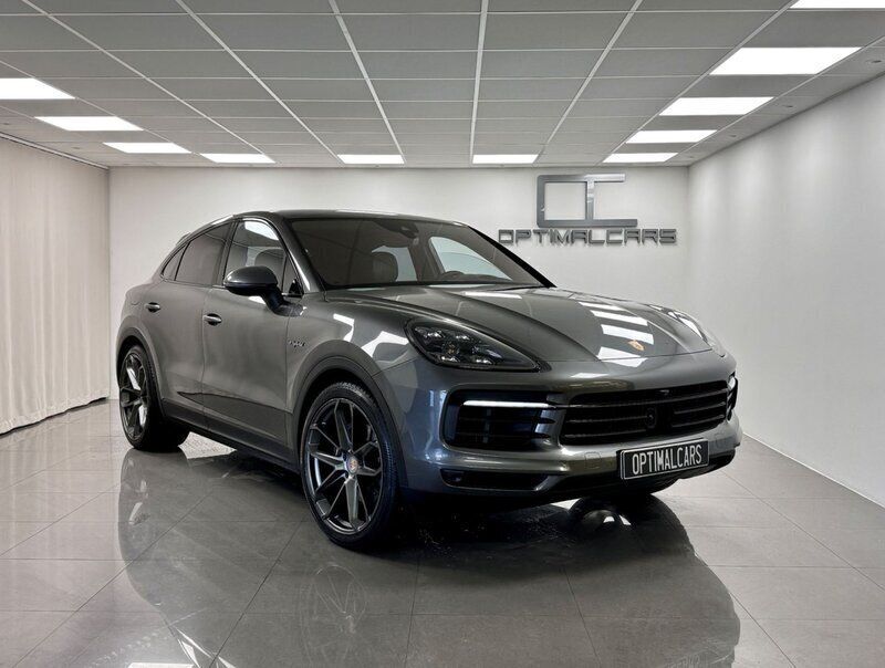 Mörkgrå (agate grey met.) Begagnad 2021 Porsche Cayenne Chrono SUV | 819 900 kr (Dyr) - Bild 1/4