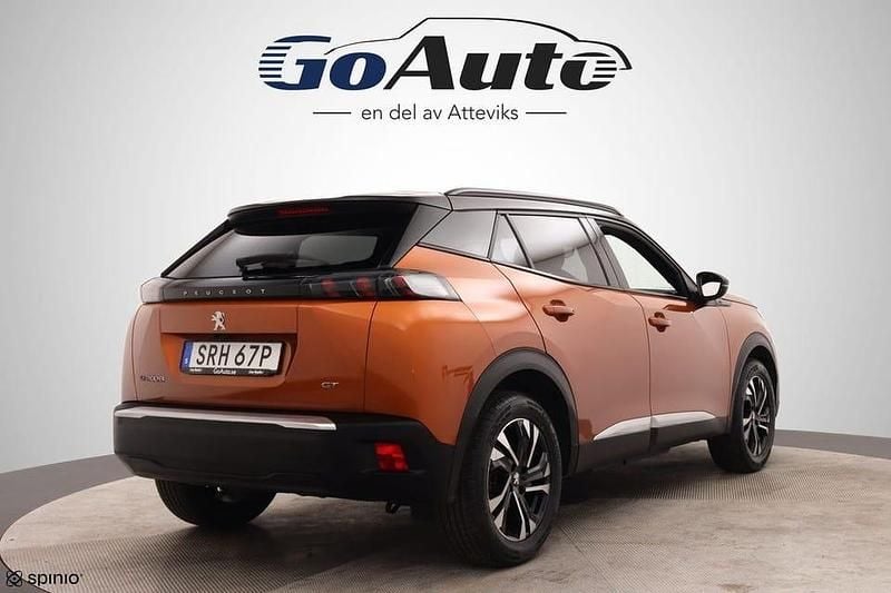 Begagnad Peugeot e-2008 GT 100 kW (137 HK) 2022 Orange SUV