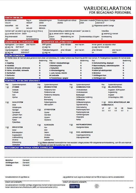 Begagnad Volvo V60 Plus 355 HK (261 kW) 2025 Grå Kombi