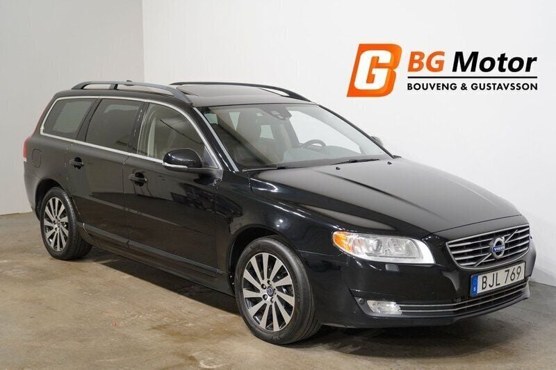 Svart Begagnad 2014 Volvo V70 Business Edition Kombi | 154 900 kr (Marknadspris) - Bild 1/4