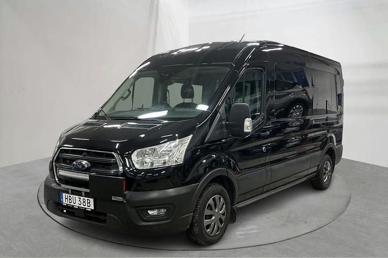 Svart Begagnad 2022 Ford Transit Kombi | 211 000 kr - Bild 1/4