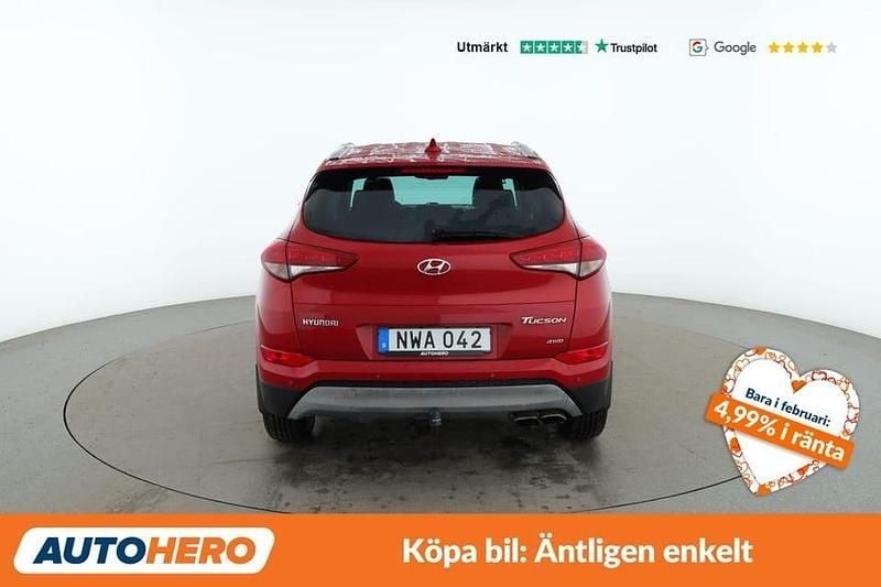 Begagnad Hyundai Tucson Advantage 180 HK (132 kW) 2017 Röd SUV
