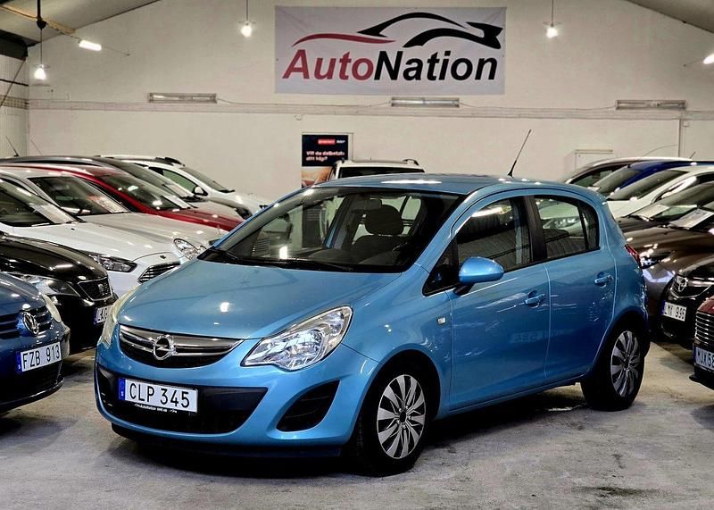 Blå Begagnad 2011 Opel Corsa Enjoy Halvkombi | 44 900 kr (Marknadspris) - Bild 1/4