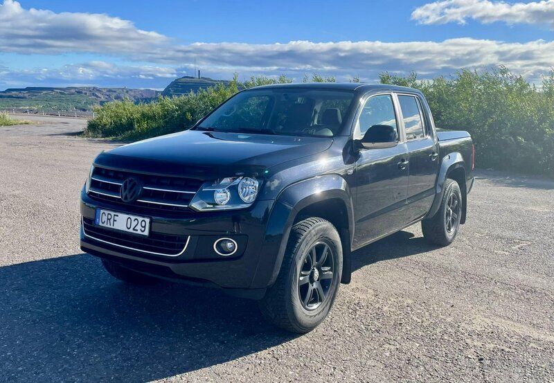 Svart Begagnad 2012 VW Amarok Highline Pickup | 150 000 kr (Bra pris) - Bild 1/3