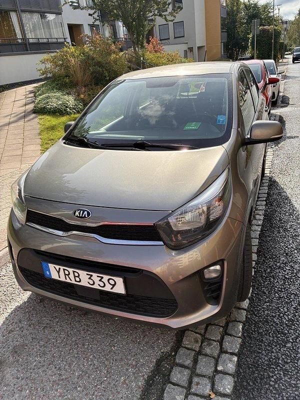 Grå Begagnad 2018 Kia Picanto Advance Halvkombi | 57 500 kr (Bra pris) - Bild 1/3