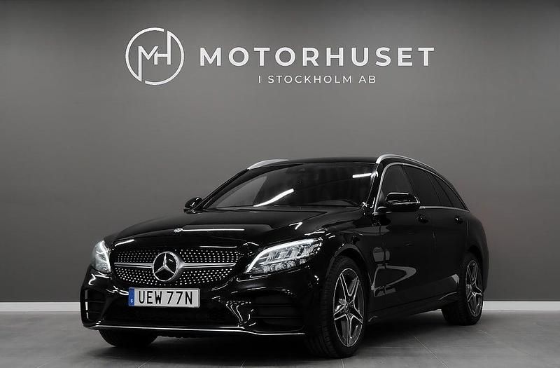 Svart Begagnad 2019 Mercedes C200 Kombi | 199 900 kr (Marknadspris) - Bild 1/4