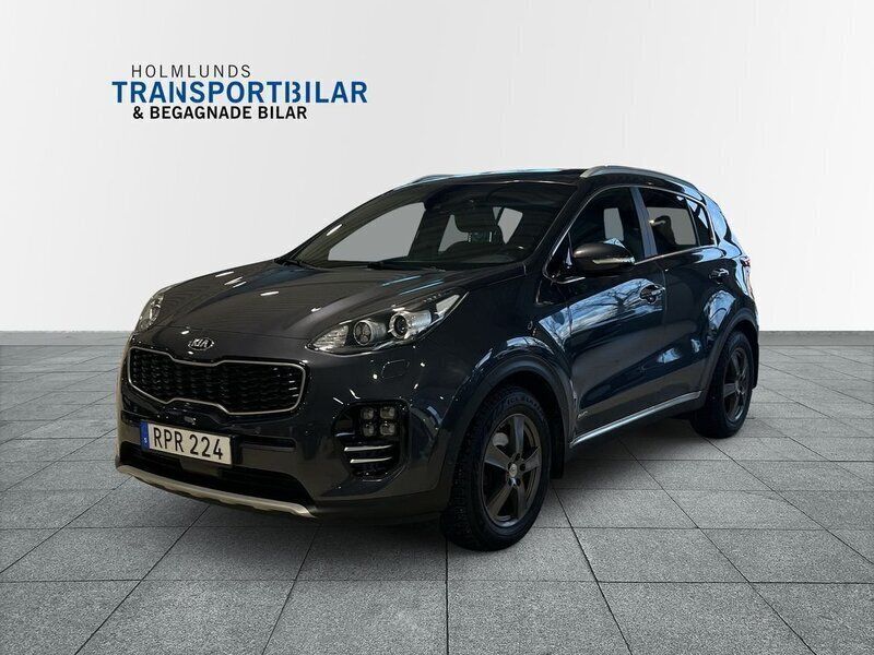 Grå Begagnad 2017 Kia Sportage GT-Line SUV | 194 900 kr (Marknadspris) - Bild 1/4