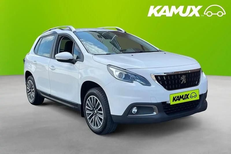 Vit Begagnad 2019 Peugeot 2008 Active SUV | 122 700 kr (Bra pris) - Bild 1/4