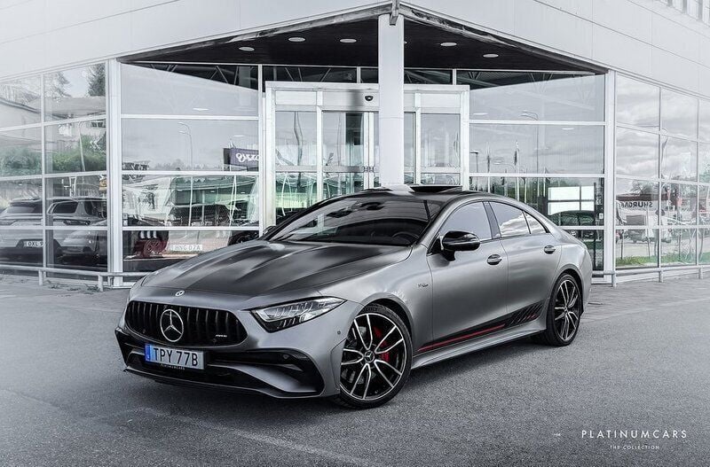 Grå Begagnad 2021 Mercedes CLS53 AMG AMG Sportkupé | 849 000 kr - Bild 1/4