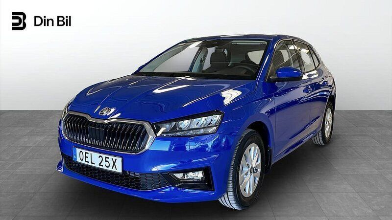 Blå Ny 2025 Skoda Fabia Selection Halvkombi | 225 000 kr (Marknadspris) - Bild 1/4