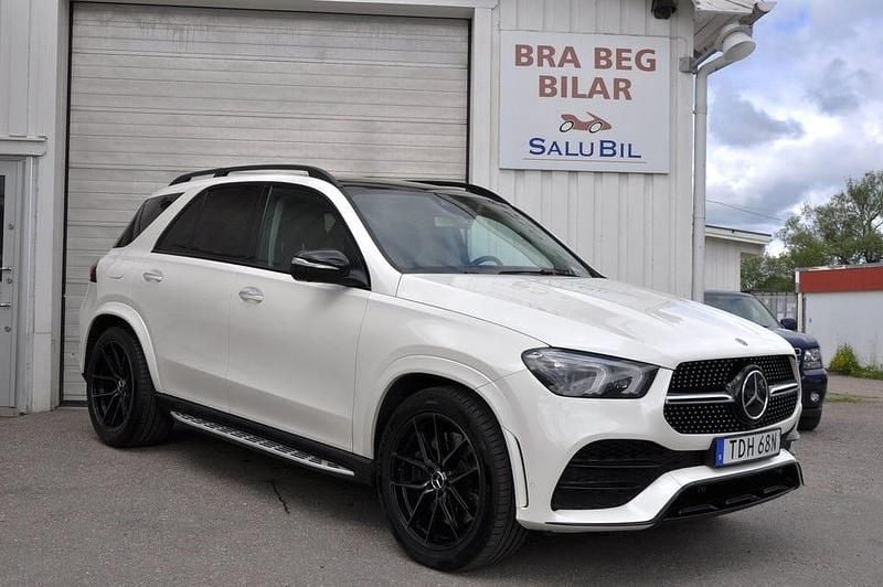 Vit Begagnad 2019 Mercedes GLE450 AMG AMG SUV | 569 000 kr (Marknadspris) - Bild 1/4