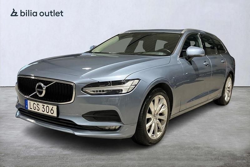 Ljusblå Begagnad 2016 Volvo V90 Momentum Kombi | 209 900 kr (Bra pris) - Bild 1/3
