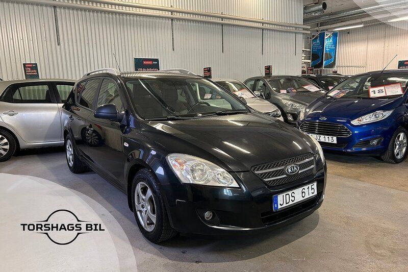 Svart Begagnad 2008 Kia Ceed Sportswagon EX Kombi | 37 900 kr (Lite dyr) - Bild 1/4