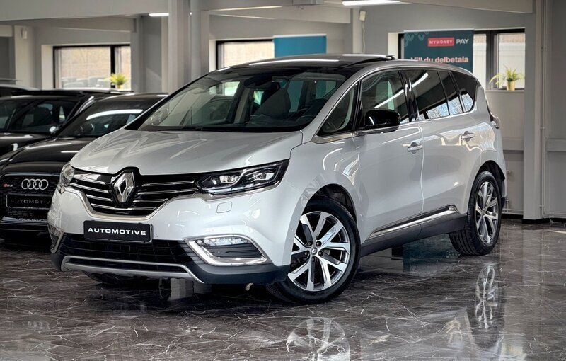 Silver Begagnad 2015 Renault Espace Bose Edition Minibuss | 179 900 kr (Marknadspris) - Bild 1/4