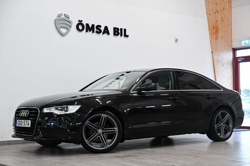 Svart Begagnad 2014 Audi A6 Proline Sedan | 154 800 kr (Marknadspris) - Bild 1/4