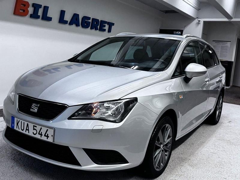 Silver Begagnad 2015 Seat Ibiza ST Style Kombi | 59 900 kr (Marknadspris) - Bild 1/4