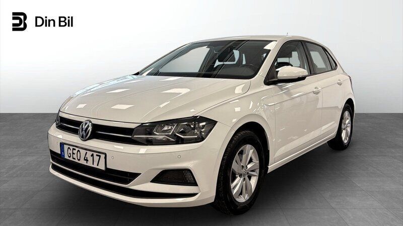 Vit Begagnad 2020 VW Polo Halvkombi | 159 900 kr (Marknadspris) - Bild 1/4