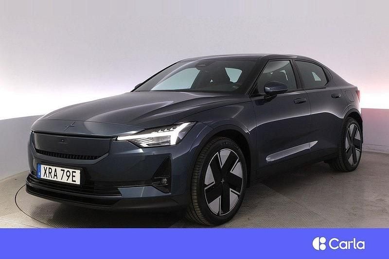 Mörkblå (blå) Begagnad 2024 Polestar 2 Pilot Sedan | 519 900 kr - Bild 1/4