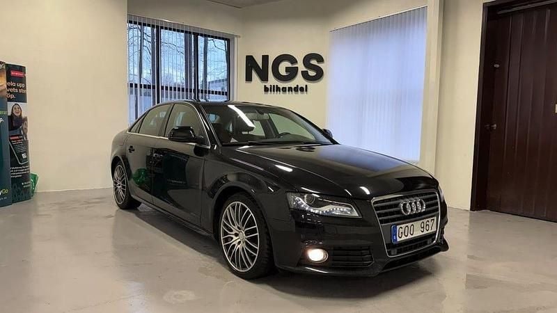 Svart Begagnad 2008 Audi A4 Sedan | 82 900 kr (Marknadspris) - Bild 1/4