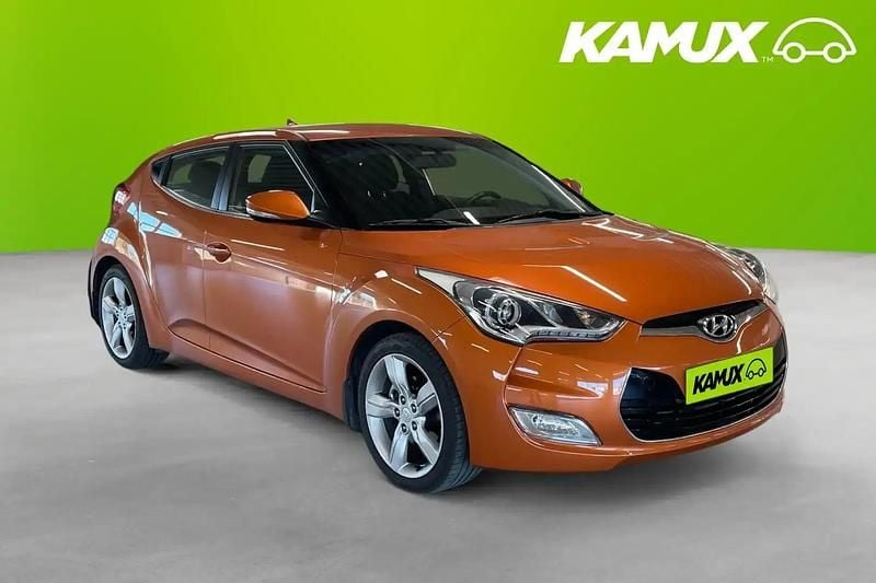 Orange Begagnad 2012 Hyundai Veloster Halvkombi | 98 700 kr - Bild 1/4