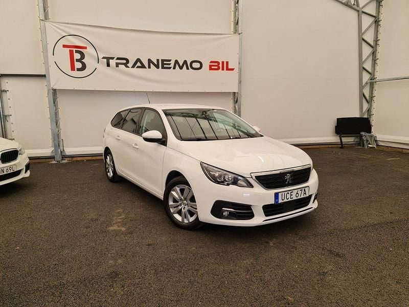 Vit Begagnad 2019 Peugeot 308 Kombi | 109 000 kr (Bra pris) - Bild 1/4