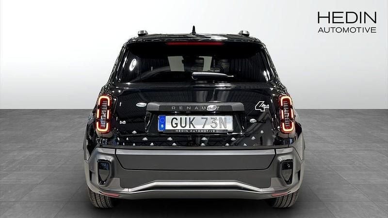 Ny Renault R4 Techno 150 HK (110 kW) 2025 Svart Halvkombi