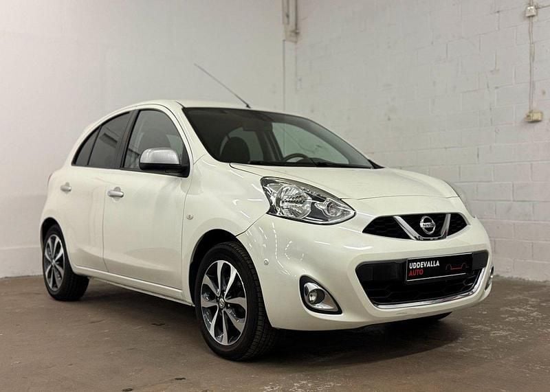 Vit Begagnad 2016 Nissan Micra Halvkombi | 99 900 kr - Bild 1/4