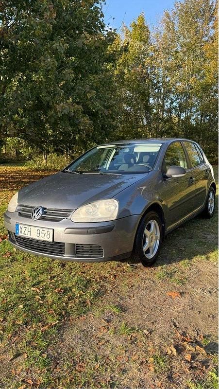 Grå Begagnad 2007 VW Golf V Trendline Halvkombi | 24 000 kr (Marknadspris) - Bild 1/4