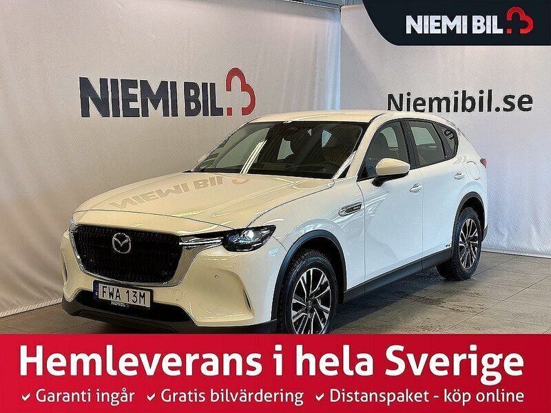 Vit Begagnad 2022 Mazda CX-60 SUV | 439 900 kr (Marknadspris) - Bild 1/3
