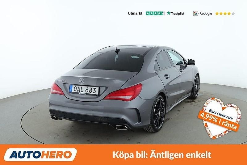 Begagnad Mercedes CLA200 AMG line 158 HK (116 kW) 2016 Grå Sportkupé