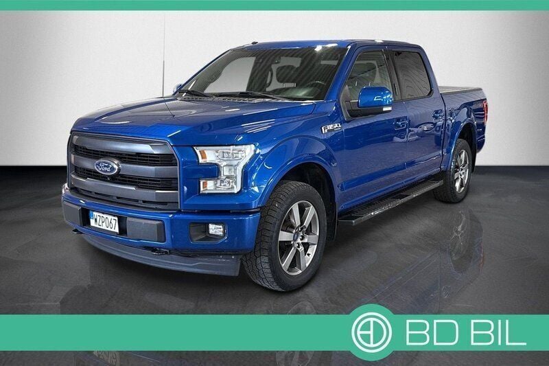 Blå Begagnad 2017 Ford F-150 SE Pickup | 469 900 kr - Bild 1/3