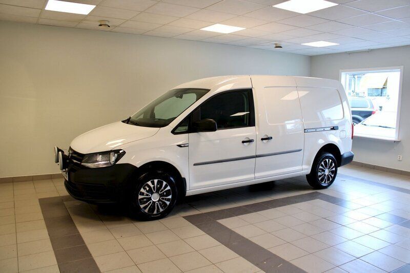 Vit Begagnad 2020 VW Caddy Maxi Minibuss | 299 900 kr (Dyr) - Bild 1/4