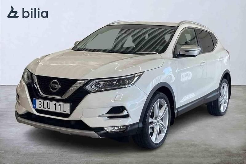 Vit Begagnad 2019 Nissan Qashqai SUV | 184 900 kr (Bra pris) - Bild 1/1