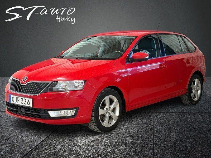 Röd Begagnad 2016 Skoda Rapid Halvkombi | 119 900 kr (Marknadspris) - Bild 1/4