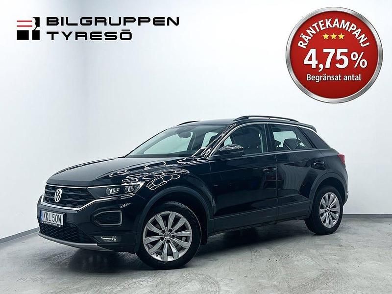 Svart Begagnad 2020 VW T-Roc SUV | 219 900 kr (Marknadspris) - Bild 1/4