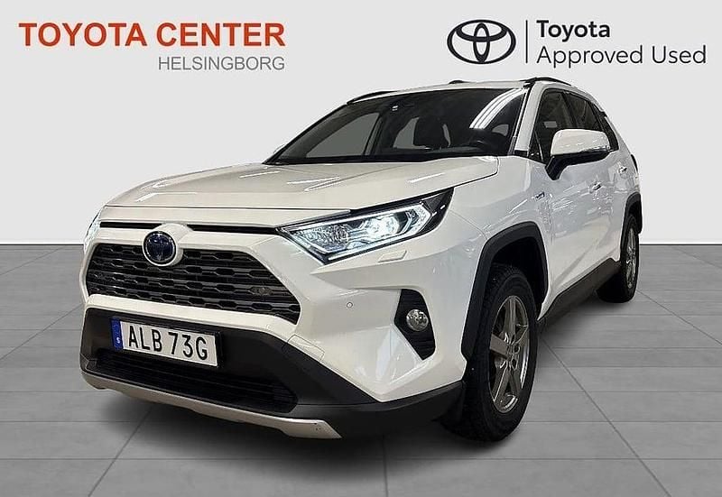 Vit Begagnad 2020 Toyota RAV4 Hybrid Style SUV | 309 900 kr (Dyr) - Bild 1/4
