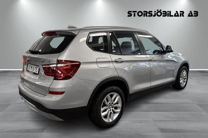 Begagnad BMW X3 190 HK (139 kW) 2017 Silver SUV